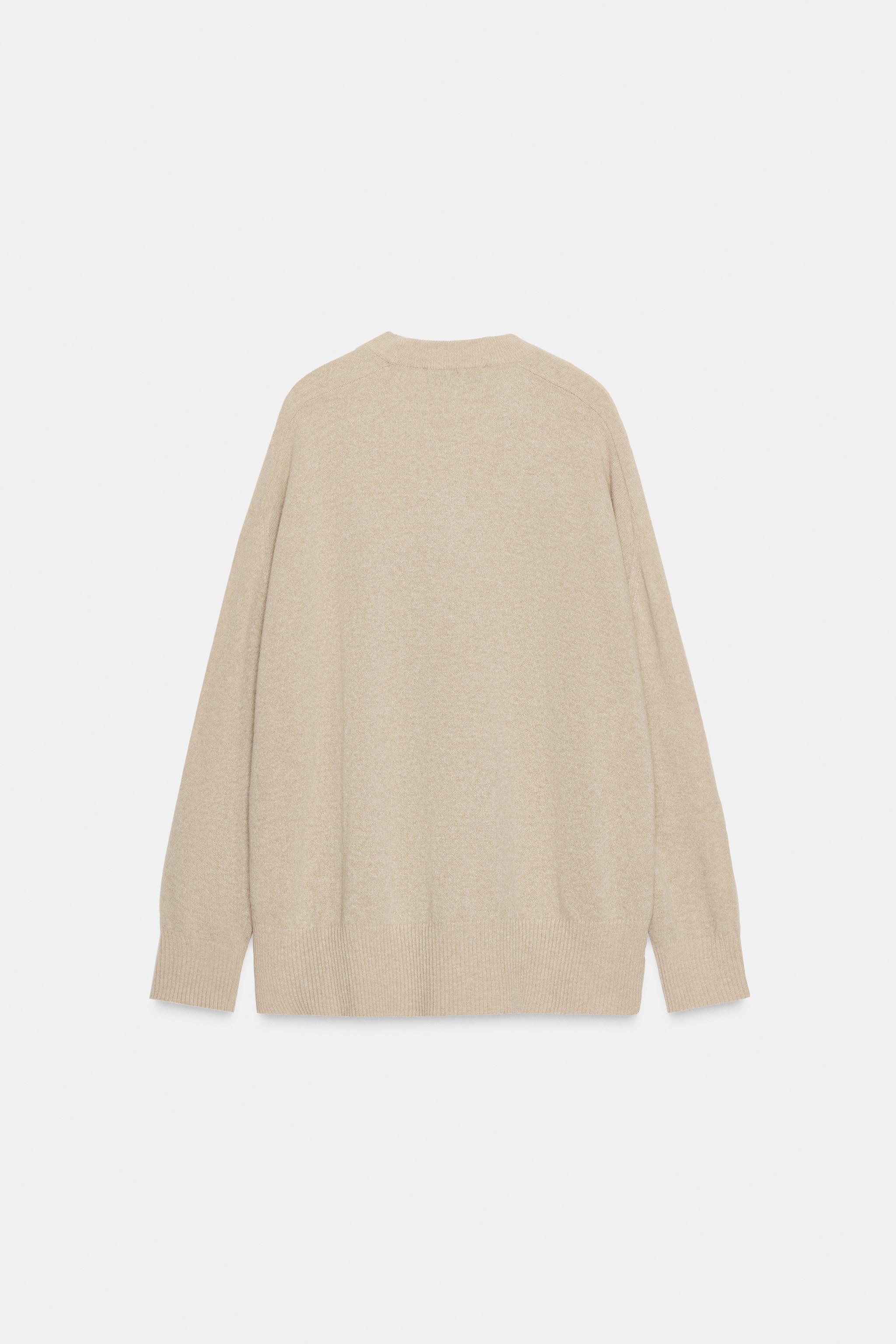 100% WOOL OVERSIZED SWEATER